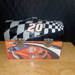 NASCAR Classic Lunch Box Pail Vintage Home 2004 Depot Tony Smoke Stewart Storage